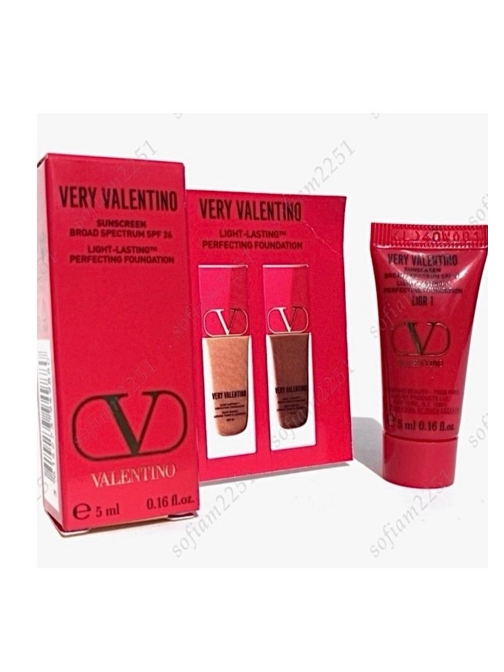 💛NEW!💛Valentino Long Wear Liquid Foundation Shade Light Rosa 1 SEALED!BNIB!